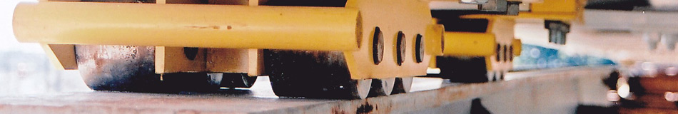 Vozíky valce transportné zdviháky vybavenie technologických liniek Poľsko